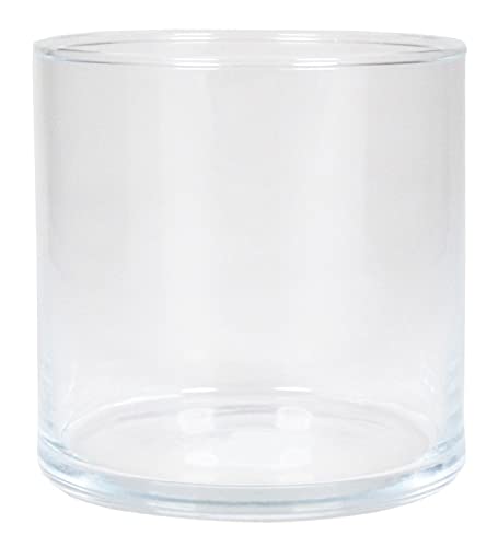 INNA-Glas Kerzen Glas Zylinder Sanya Ocean, klar, 10 cm, Ø 10,1 cm - Vase transparent von INNA-Glas