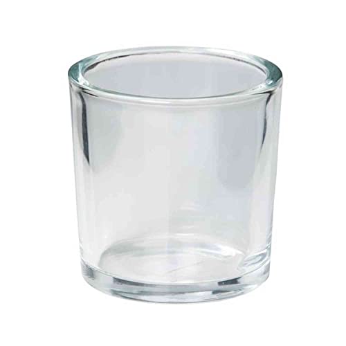 INNA-Glas Kerzenglas Levin, Zylinder - rund, klar, 14cm, Ø 14cm - Kerzenhalter - Windlichtglas von INNA-Glas