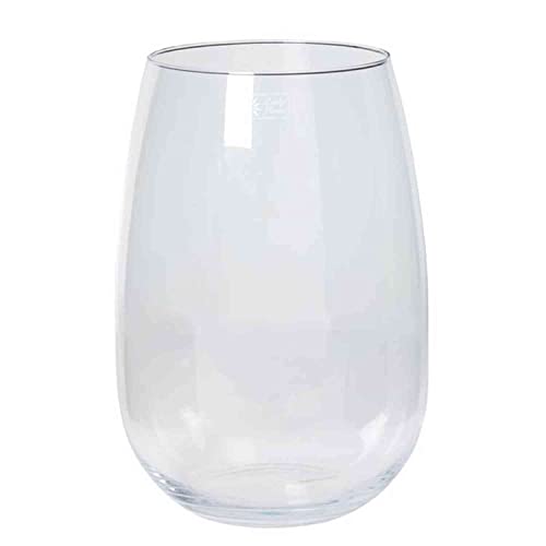 INNA-Glas Kerzenglas Tabea, Kugel - rund, klar, 40cm, Ø 20,5cm - Ø 27cm - Glasvase - Windlichtglas von INNA-Glas