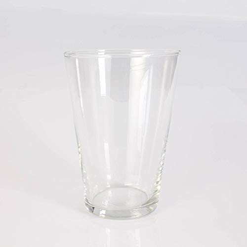 INNA-Glas Konische Tischvase Jenny aus Glas, klar, 19,5cm, Ø 14cm - Blumenvase - Standvase INNA-Glas Konische Tischvase Jenny aus Glas, klar, 19,5cm, Ø 14cm - Blumenvase - Standvase von INNA-Glas