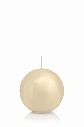 INNA-Glas Kugelkerze MAEVA, creme, Ø7 cm, 16h - Made in Germany - Dekorative Kerze INNA-Glas Kugelkerze MAEVA, creme, Ø7 cm, 16h - Made in Germany - Dekorative Kerze von INNA-Glas