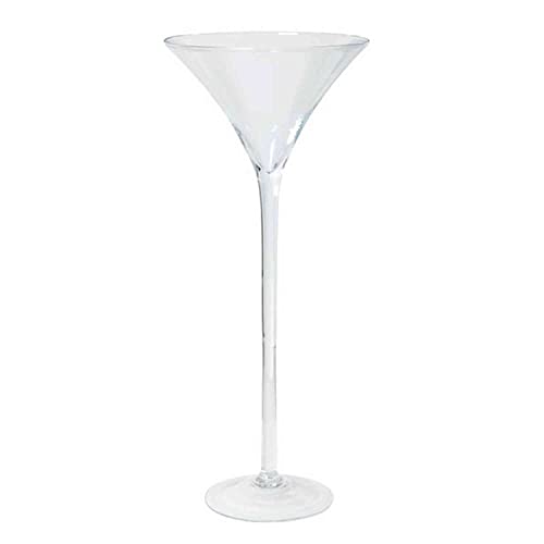 INNA-Glas Martiniglas - Cocktailglas Ivana auf Standfuß, Trichter - rund, klar, 70cm, Ø 30cm - XXL Glas - Deko Glas INNA-Glas Martiniglas - Cocktailglas Ivana auf Standfuß, Trichter - rund, klar, 70cm, Ø 30cm - XXL Glas - Deko Glas von INNA-Glas