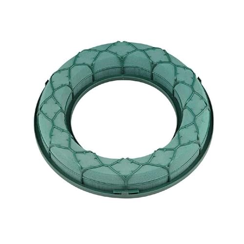 INNA-Glas Oasis Ideal Nass-Steckschaum Ring Samoa mit Kunststoffboden, Gitter, grün, 4cm, Ø27cm - Nasssteckmasse INNA-Glas Oasis Ideal Nass-Steckschaum Ring Samoa mit Kunststoffboden, Gitter, grün, 4cm, Ø27cm - Nasssteckmasse von INNA-Glas
