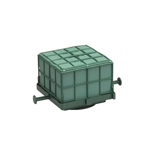 INNA-Glas Oasis Nass Steckschwamm Castine für Auto Corso, Hochzeitsdeko, Kunststoff-Unterlage, Gitter, Saugnapf, grün, 11x11x9cm - Nasssteckschaum INNA-Glas Oasis Nass Steckschwamm Castine für Auto Corso, Hochzeitsdeko, Kunststoff-Unterlage, Gitter, Saugnapf, grün, 11x11x9cm - Nasssteckschaum von INNA-Glas