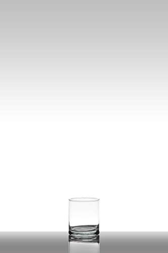 INNA-Glas Votivglas Sansa, Zylinder - Rund, klar, 11cm, Ø 9cm - Windlichtglas von INNA-Glas