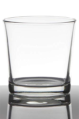 INNA-Glas Votivglas Stefan, Zylinder - Rund, klar, 13cm, Ø 13cm - Kerzenhalter von INNA-Glas