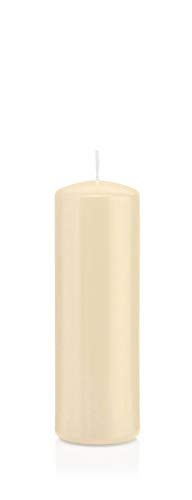 INNA-Glas Wachskerze Maeva, creme, 15cm, Ø 5cm, 37h - Made in Germany - Stumpenkerze - Windlicht Kerze INNA-Glas Wachskerze Maeva, creme, 15cm, Ø 5cm, 37h - Made in Germany - Stumpenkerze - Windlicht Kerze von INNA-Glas