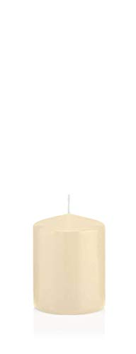 INNA-Glas Wachskerze Maeva, creme, 8cm, Ø 6cm, 29h - Made in Germany - Stumpenkerze - Windlicht Kerze INNA-Glas Wachskerze Maeva, creme, 8cm, Ø 6cm, 29h - Made in Germany - Stumpenkerze - Windlicht Kerze von INNA-Glas
