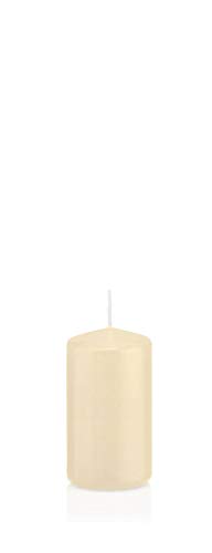 INNA-Glas Wachskerze Maeva, creme, 8cm, Ø 4cm, 12h - Made in Germany - Stumpenkerze - Windlicht Kerze INNA-Glas Wachskerze Maeva, creme, 8cm, Ø 4cm, 12h - Made in Germany - Stumpenkerze - Windlicht Kerze von INNA-Glas