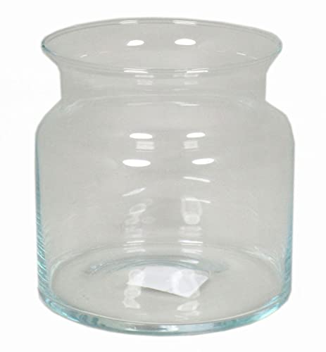 INNA-Glas Windlichtglas Hanna Ocean, klar, 12 cm, Ø 12 cm - Kerzenständer von INNA-Glas
