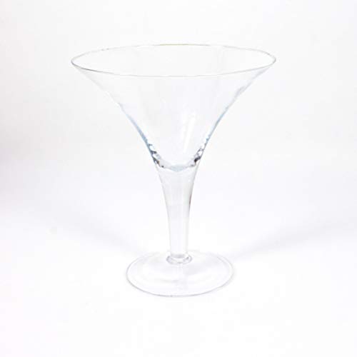 INNA-Glas XL Cocktailglas - Martiniglas Sacha, klar, 30cm, Ø 25cm - Glas Vase von INNA-Glas