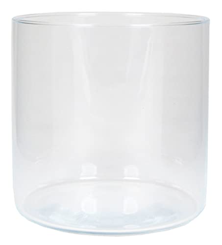 INNA-Glas Zylinder Blumenvase Sanny aus Glas, klar, 19 cm, Ø 19,1 cm - Glas Vase von INNA-Glas