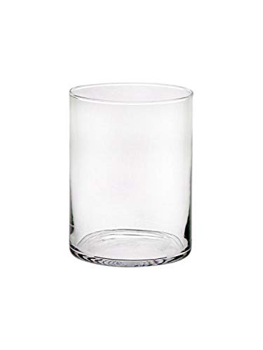 INNA-Glas Zylinder Windlicht Sanya AIR aus Glas, klar, 20cm, Ø12cm - Kerzen Glas/Glasvase von INNA-Glas