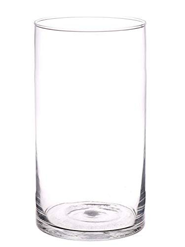 INNA-Glas Zylinder Windlicht Sanya AIR aus Glas, klar, 29cm, Ø15,5cm - Kerzen Glas/Glasvase von INNA-Glas