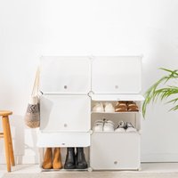 Tragbares Modul-Schuhregal InnovaGoods Weiß von INNOVAGOODS