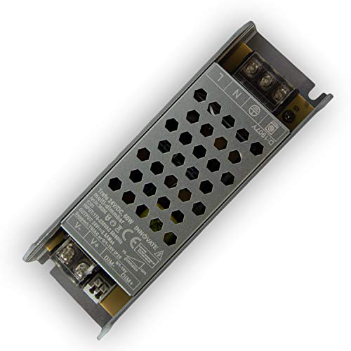 Innovate 24V LED Trafo IP20 dimmbar - 60 Watt - 24 Volt DC - TRIAC & 0/1-10V - kein Rauschen perfekt für LED Leuchtmittel und Stripes - Trafo Transformator Gleichrichter Driver Netzteil von INNOVATE