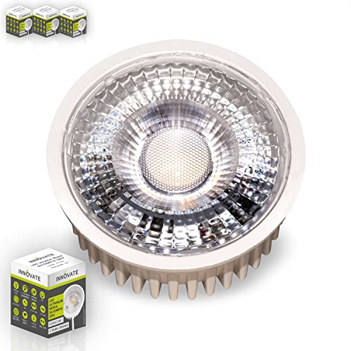 INNOVATE® LED Modul ultra flach dimmbar (22,8mm)| 3 Stk. | 3 Stufen dimmbar auch ohne Dimmer | Ersatz für MR16, GU10 Leuchtmittel | Warmweiß 3000K | LED Modul 230v flach | 5 Watt von INNOVATE