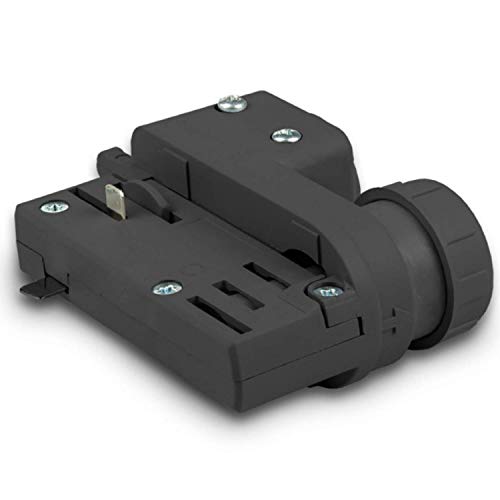 INNOVATE 3 Phasen Schienensystem Adapter Universal | LED Schiene universal Adapter für Pendelleuchte, Fluter, etc | Steckverbinder Hochvolt Stromschiene dreiphasig | 3Phasen Kupplung Universaladapter von INNOVATE