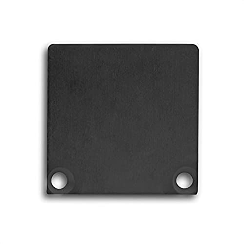 INNOVATE Aluminium Endkappen für U-/T-Profile (Endkappe EC47B Alu für U-/T-Profil Maxi 24-2 STK mit Schrauben) von INNOVATE