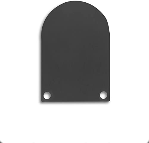 INNOVATE Aluminium Endkappen für U-/T-Profile (Endkappe EC50B Alu für U-/T-Profil Maxi 24-2 STK mit Schrauben) von INNOVATE