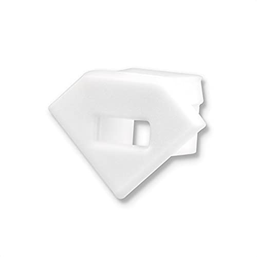 INNOVATE Endkappen für Aluminium Eckprofile (Endkappe EC42W für Eckprofil Mini 11 - mit Kabeldurchführung) von INNOVATE