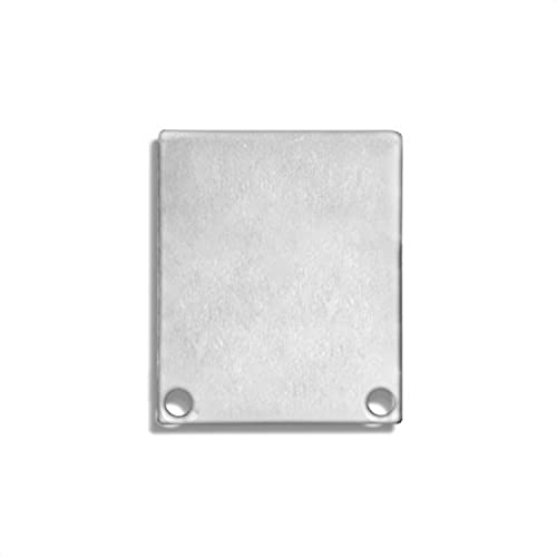 INNOVATE Endkappen für Aluminium U-/T-Profile (Endkappe EC44 für U-/T-Profil Mini 24 flach - 2 STK mit Schrauben) von INNOVATE