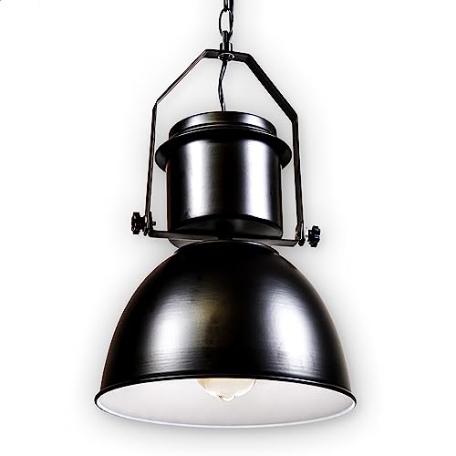 INNOVATE Industrial Hängelampe | Vintage Hängeleuchte | Pendelleuchte schwarz | Esszimmerlampe Metall | schwarz E27 | Pendellampe | Küchenlampe |Kronleuchter aus Eisen von INNOVATE