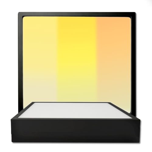 INNOVATE LED Deckenleuchte dimmbar | Deckenlampe Color Switch | Wandleuchte Wohnzimmer | LED Lampe eckig | Wandlampe | 7,5 Watt 2700K – 3000K -4000K | 110x110mm | 700lm 230Volt von INNOVATE