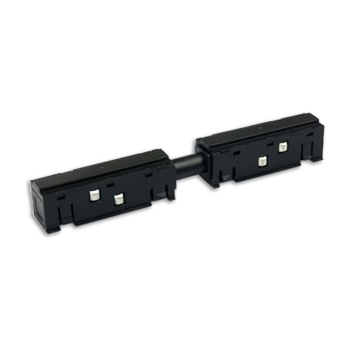 INNOVATE LED Linear-Verbinder Magnetschienensystem für Schienensystem Lampen schwarz Deckenbeleuchtung LED Schiene eckig LED Balken 45° biegbar max. 6A, 4-polig (+ | - | DALI+ | DALI-) von INNOVATE