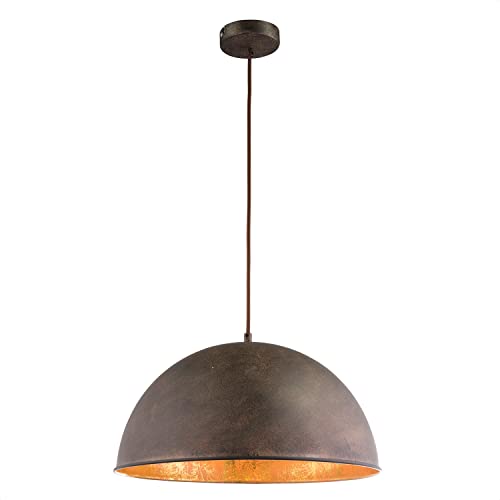 INNOVATE LED Pendelleuchte Industrial Rostfarben | 41cm runde Hängeleuchte Metall Lampenschrim | Hängelampe Vintage | Esszimmerlampe | Pendelleuchte | Deckenleuchte Wohnzimmer INNOVATE LED Pendelleuchte Industrial Rostfarben | 41cm runde Hängeleuchte Metall Lampenschrim | Hängelampe Vintage | Esszimmerlampe | Pendelleuchte | Deckenleuchte Wohnzimmer von INNOVATE
