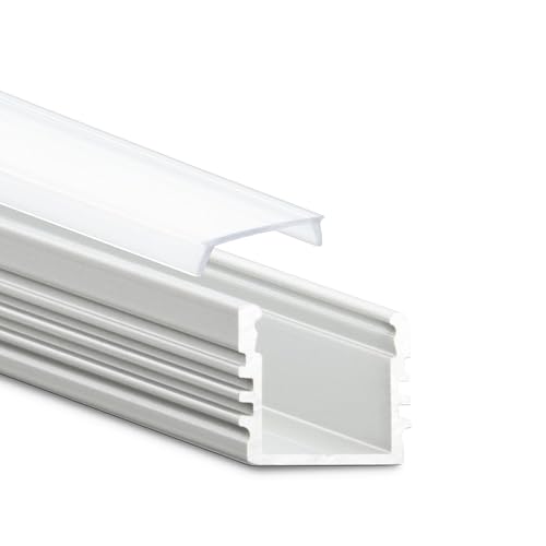INNOVATE LED Profil 2m - LED Aluminiumprofil - Montageprofil für Leuchtstreifen - Schiene für Lichtstreifen - Lichtleiste - Leuchtband (U-Profil Mini 12 hoch - Silber, flache milchige Abdeckung) INNOVATE LED Profil 2m - LED Aluminiumprofil - Montageprofil für Leuchtstreifen - Schiene für Lichtstreifen - Lichtleiste - Leuchtband (U-Profil Mini 12 hoch - Silber, flache milchige Abdeckung) von INNOVATE