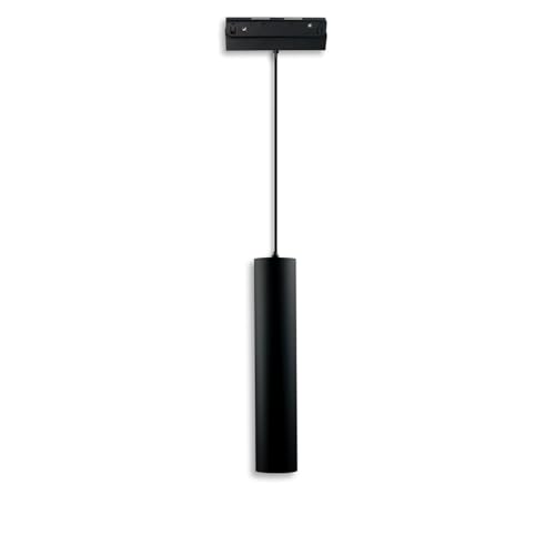 INNOVATE LED Schienensystem Lampen Pendelleuchte schwarz Hängelampe Esstisch Phasenschiene Leuchte 15W 48V Hängeleuchte Deckenbeleuchtung Lampe Schienensystem Deckenlampe 3000K 950LM von INNOVATE