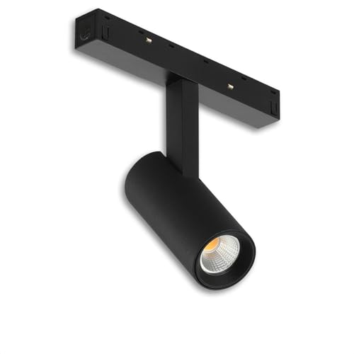 INNOVATE LED Schienensystem Lampen schwarz Spot Phasenschiene Deckenstrahler LED 7W 48V Deckenbeleuchtung Spotlight Lampe Schienensystem URG < 19 CRI90 Deckenlampe Spots Leuchte 3000K 620LM von INNOVATE
