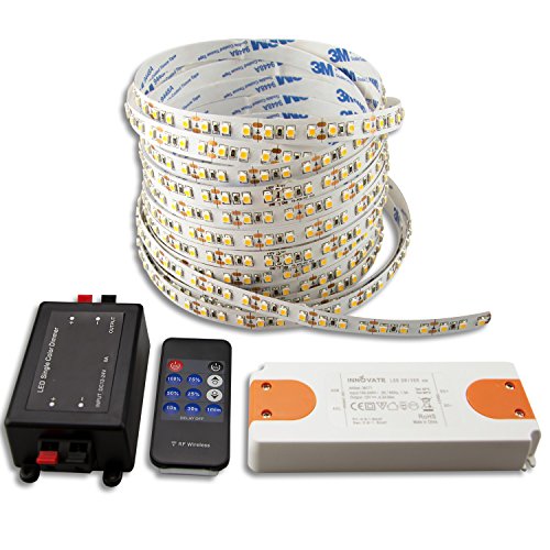 INNOVATE LED Strip 5M SET | 12V | 9,6W/m inkl. Funkdimmer mit Nachlaufsteuerung + Trafo ECO | Transformator für LED Stripes | Driver | Netzteil | Flexband | LED S INNOVATE LED Strip 5M SET | 12V | 9,6W/m inkl. Funkdimmer mit Nachlaufsteuerung + Trafo ECO | Transformator für LED Stripes | Driver | Netzteil | Flexband | LED S von INNOVATE