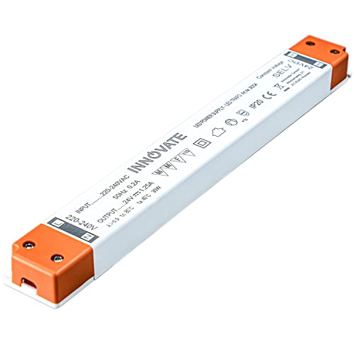 INNOVATE LED Trafo - Transformator, Netzteil, ultraslim - schmal klein Netzteil Driver Treiber (LED Trafo 0-30W, 24V/DC) von INNOVATE