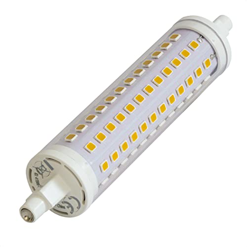 INNOVATE R7S LED 118mm dimmbar | 10W LED Halogen Ersatz | 230V LED Leuchtmittel R7S für Deckenfluter | LED Halogen Ersatz für Stehlampe dimmbar | SMD LED Halogenstab CRI80 4000K Neutralweiß 118mm von INNOVATE