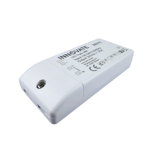 Innovate LED Trafo ECO 12-24 Volt/DC, 0-30W - 1.25A LED Treiber - elektronischer Transformator - Netzteil - Driver - Netzgerät ECO (24 Volt - 30 Watt) von INNOVATE