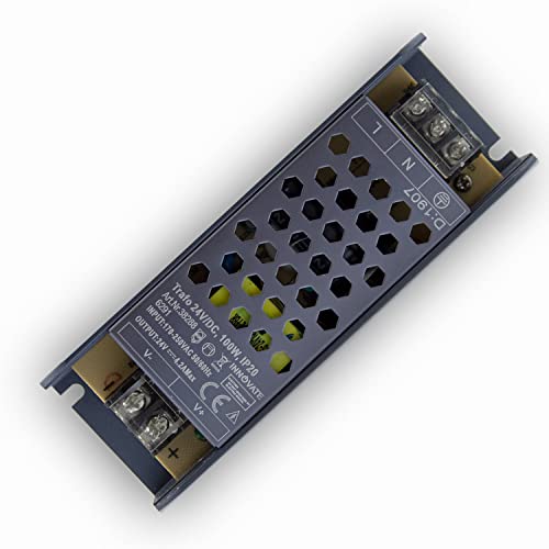 Innovate LED 24V DC Trafo für Stripes - 100 Watt IP20-24 Volt DC - Trafo Transformator Gleichrichter Driver Netzteil (Nicht-Dimmbar 100 Watt – IP20)- für Innenbereich geeignet von INNOVATE