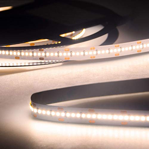 INNOVATE LED Strip Streifen Band InnoPro 2.0 - Homogen - 5 Meter Linear 24 Volt CRI 90 IP20 Stripes Leiste Lichtleiste Bänder (warmweiß 15 W/m - 195 LED/m 1195 lm/m) von INNOVATE