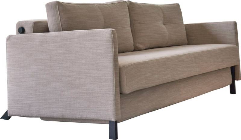 INNOVATION LIVING ™ Schlafsofa Cubed Klappsofa, hochwertige Schlaffunktion, Design und extra Komfort, Frontauszug, sehr platzsparend, abgewinkelt Sitzen, waagerecht liegen von INNOVATION LIVING ™