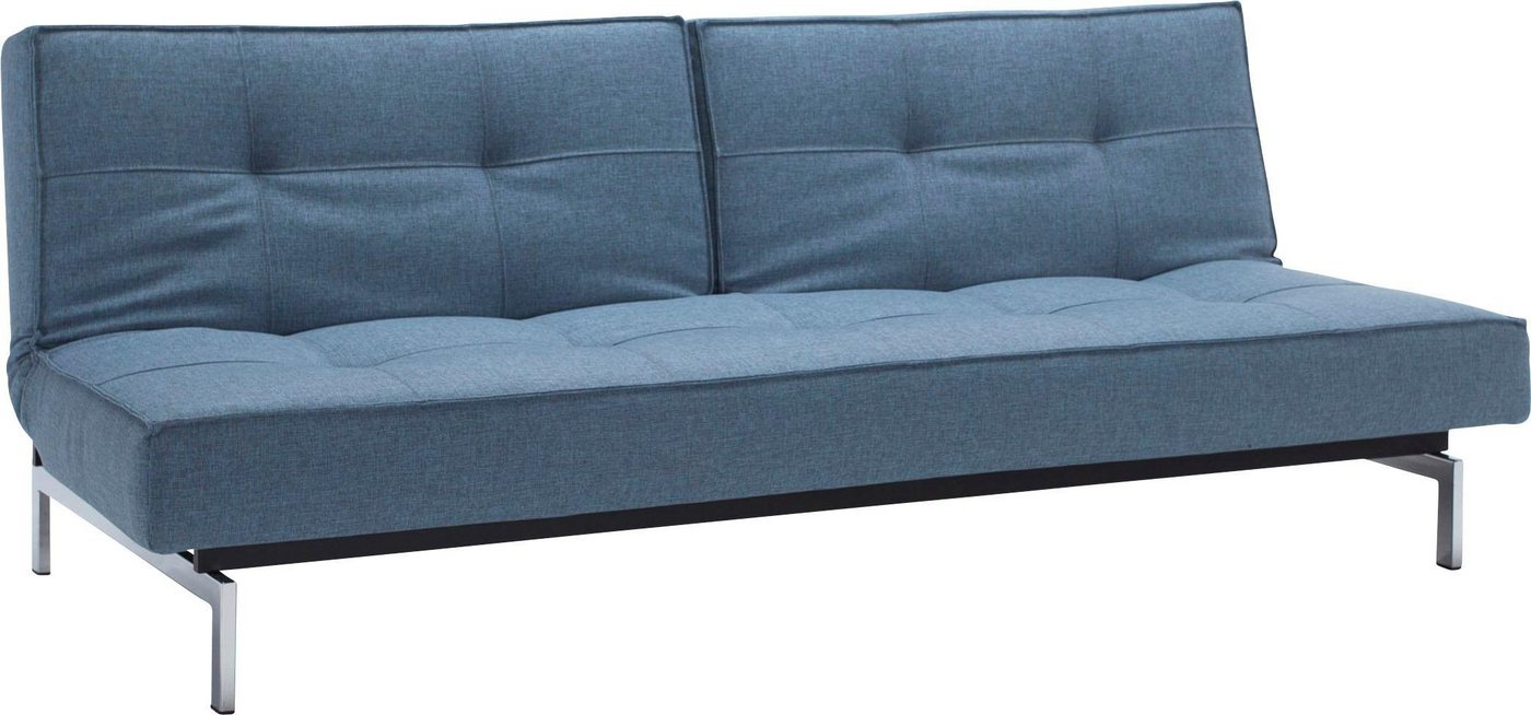 INNOVATION LIVING ™ Schlafsofa Splitback, mit chromglänzenden Beinen, in skandinavischen Design von INNOVATION LIVING ™