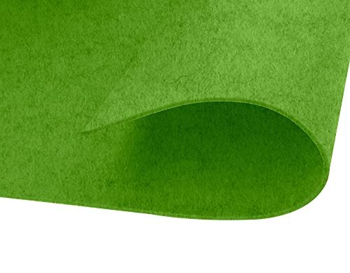 Acryl-Filz, Zitrusgrün, Lamellen, 30 x 45 cm, 160 g/m², 20 Stück. von INNSPIRO