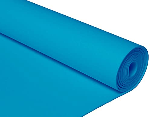EVA-Gummi, blau, Rolle, 100 x 200 cm x 2 mm. von INNSPIRO
