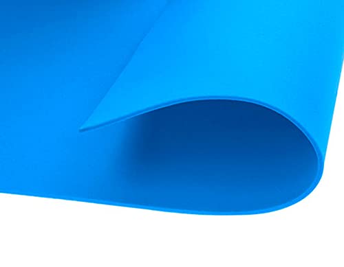 INNSPIRO EVA-Gummi, stark, blau, 40 x 60 cm, 1 mm, 20 U, weit verbreitetes Material für Bastelarbeiten und Dekoration von INNSPIRO