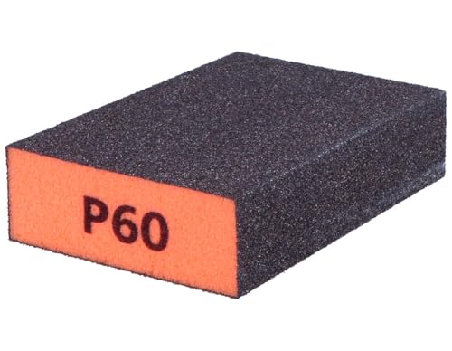 INNSPIRO Flexibler Schaumstoff-Schleifklotz, mittlere Körnung 60, 10 x 7 x 2,5 cm, zum Schleifen und Polieren von Holz, Farbe, Stahl, Rost INNSPIRO Flexibler Schaumstoff-Schleifklotz, mittlere Körnung 60, 10 x 7 x 2,5 cm, zum Schleifen und Polieren von Holz, Farbe, Stahl, Rost von INNSPIRO