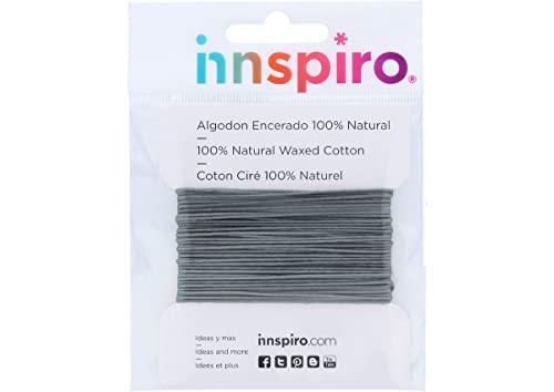 Gewachste Baumwollschnur, fein, grün, grau, 3,0 mm, 2,5 m. Gewachste Baumwollschnur, fein, grün, grau, 3,0 mm, 2,5 m. von INNSPIRO