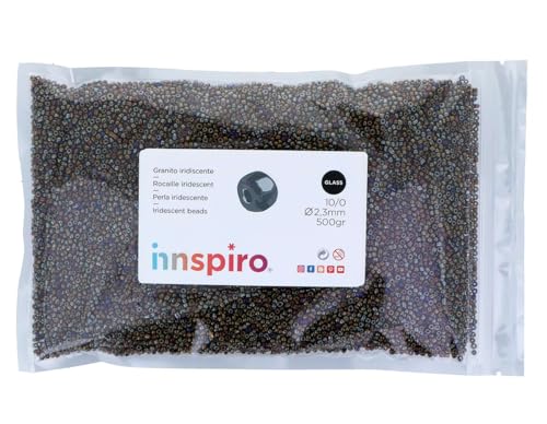 Glasstein, rund, glänzend, silberfarben, 2,3 mm, 10/0, 500 g. Glasstein, rund, glänzend, silberfarben, 2,3 mm, 10/0, 500 g. von INNSPIRO