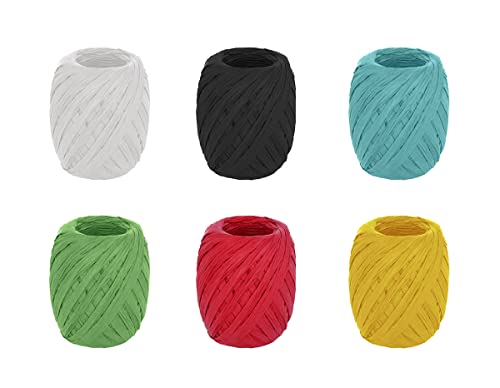 INNSPIRO 99810 - Packung Papierbast 6 Farben 4mm.x30m.SP, SP-99810 INNSPIRO 99810 - Packung Papierbast 6 Farben 4mm.x30m.SP, SP-99810 von INNSPIRO