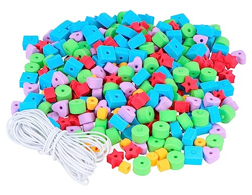 INNSPIRO EVA-Gummiperlen in gemischten Formen und Farben, Dicke 8 mm, ca. 500 Stück und Schnur 3 m. Beutel INNSPIRO EVA-Gummiperlen in gemischten Formen und Farben, Dicke 8 mm, ca. 500 Stück und Schnur 3 m. Beutel von INNSPIRO