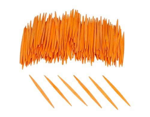 INNSPIRO Flache, orangefarbene Stäbchen, 65 mm, 250 Stück, aus Holz, zum Basteln, Verzieren, Bauen INNSPIRO Flache, orangefarbene Stäbchen, 65 mm, 250 Stück, aus Holz, zum Basteln, Verzieren, Bauen von INNSPIRO